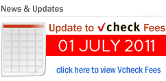 click here to view Vcheck Fees.